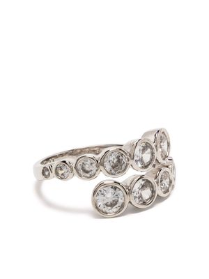 Kenneth Jay Lane crystal-embellished ring - Silver