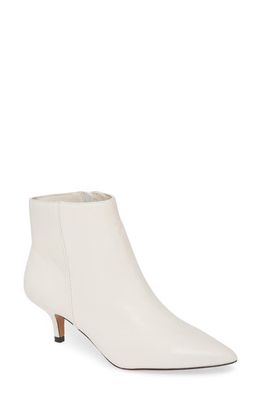 Kensie Damiana Bootie in White Leather