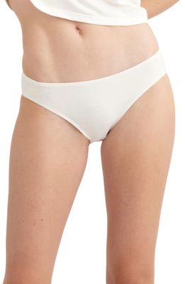 KENT Compostable Organic Cotton Crop Top & Bikini Set in White