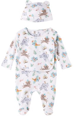 Kenzo Baby Off-White Pyjama Set