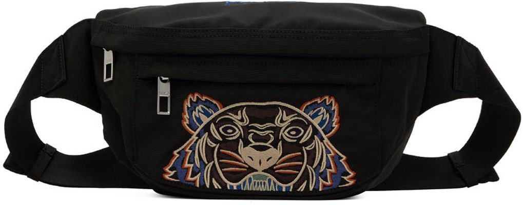 Kenzo Black Small Kampus Tiger Pouch
