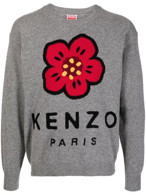 Kenzo Boke Flower crew-neck jumper - Grey