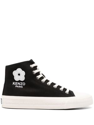 Kenzo Boke Flower-embroidered sneakers - Black