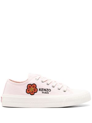 Kenzo Boke Flower-embroidered sneakers - Pink