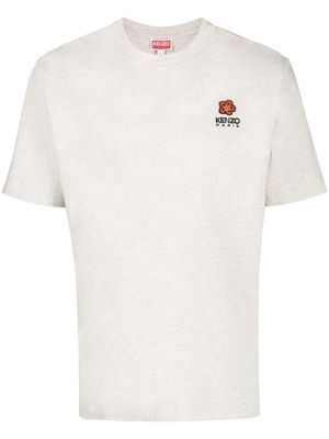 Kenzo Boke Flower-embroidered T-shirt - Grey
