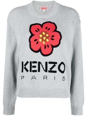Kenzo Boke Flower intarsia jumper - Grey