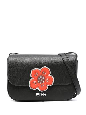 Kenzo Boke Flower leather shoulder bag - Black