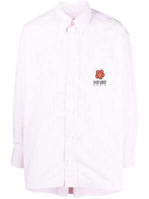 Kenzo Boke Flower pinstriped shirt - White