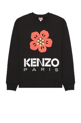 Kenzo Boke Flower Sweater in Black