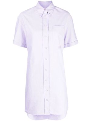 Kenzo boxy shirt dress - Purple