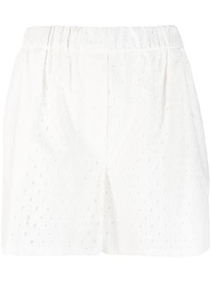 Kenzo broderie anglaise cotton shorts - White