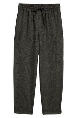 KENZO Check Cargo Joggers in 98- Anthracite