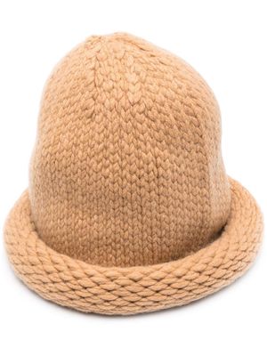 Kenzo chunky-knit wool hat - Neutrals