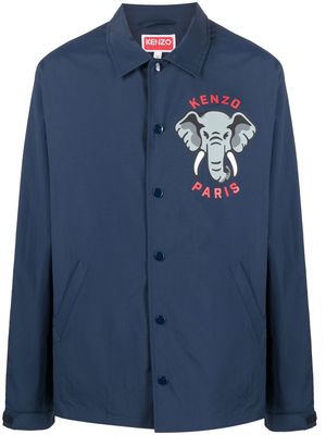Kenzo Coach graphic-print jacket - Blue