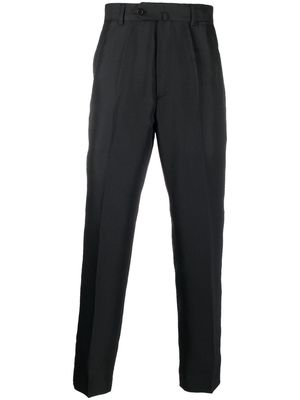 Kenzo cotton tapered crop trousers - Black