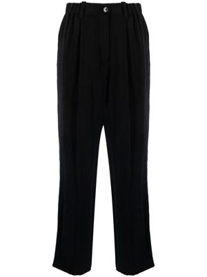 Kenzo cotton wide-leg trousers - Black