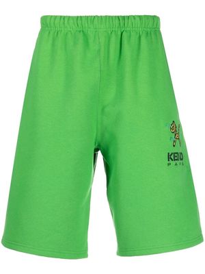 Kenzo elasticated track shorts - Green