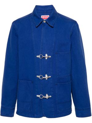 Kenzo Elephant Flag shirt jacket - Blue