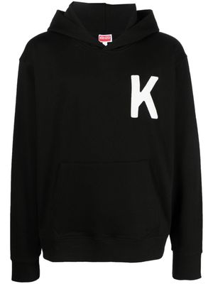 Kenzo Elephant logo-embroidered hoodie - Black