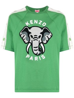 Kenzo Elephant motif T-shirt - Green