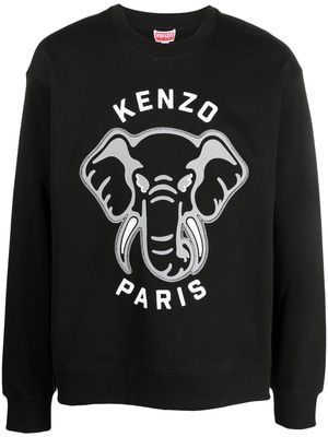 Kenzo Elephant 'Varsity Jungle' sweatshirt - Black