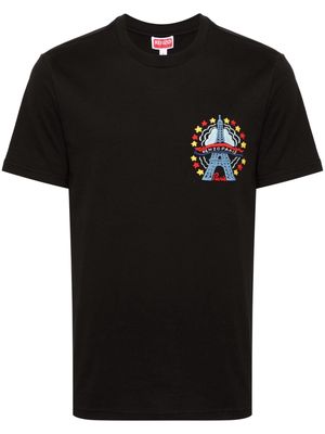 Kenzo embroidered cotton T-shirt - Black
