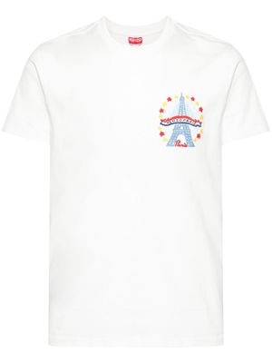 Kenzo embroidered cotton T-shirt - White