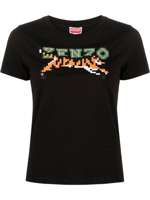 Kenzo embroidered-design T-shirt - Black