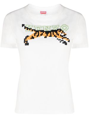 Kenzo embroidered-design T-shirt - White