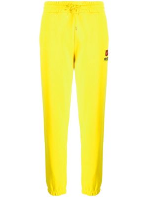 Kenzo embroidered-logo track pants - Yellow