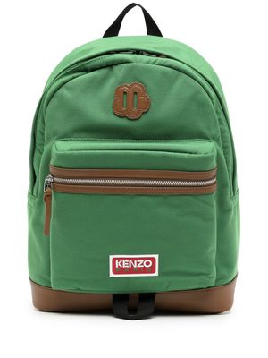 Kenzo Explore logo-patch backpack - Green