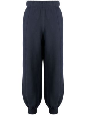 Kenzo floral-print cotton track pants - Blue