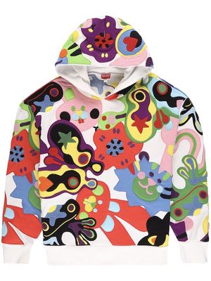 Kenzo graphic-printed hoodie - Multicolour