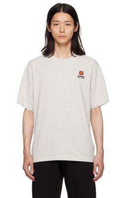 Kenzo Gray Kenzo Paris 'Boke Flower' T-Shirt