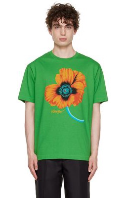 Kenzo Green Kenzo Paris Poppy T-Shirt