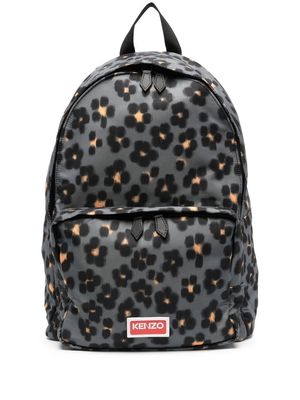 Kenzo Hana Leopard backpack - Grey