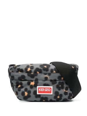 Kenzo Hana Leopard belt bag - Grey