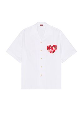 Kenzo Hearts Shirt in White
