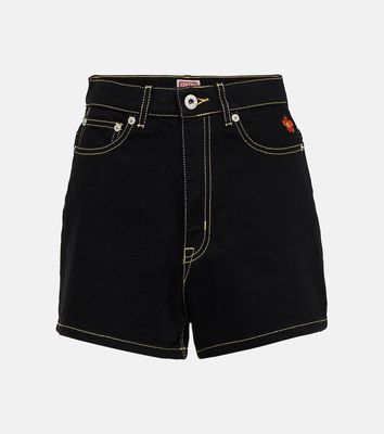 Kenzo High-rise denim shorts