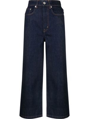 Kenzo high waist wide-leg jeans - Blue