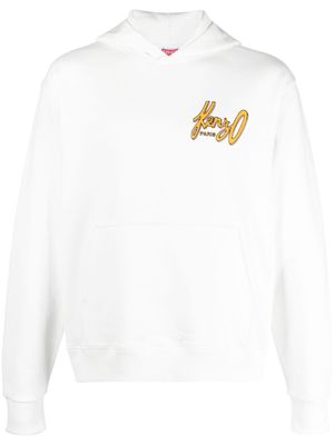 Kenzo Kenzo Archive Logo cotton hoodie - White