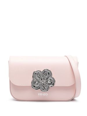 Kenzo Kenzo Boke leather crossbody bag - Pink