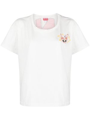 Kenzo Kenzo Bowling graphic-print T-shirt - White