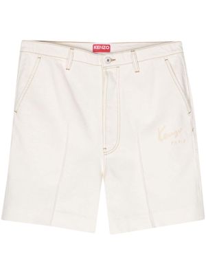Kenzo Kenzo Creations denim shorts - White