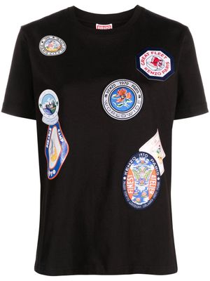 Kenzo KENZO World patch-detail T-shirt - Black