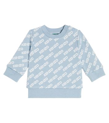 Kenzo Kids Baby cotton-blend sweatshirt