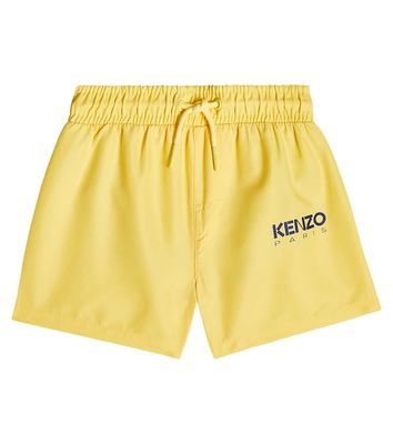 Kenzo Kids Baby logo swim trunks