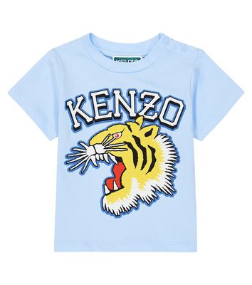 Kenzo Kids Baby printed cotton jersey T-shirt