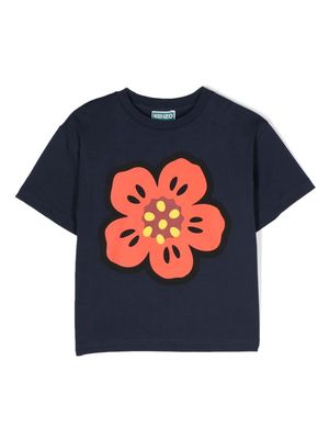 Kenzo Kids Boke Flower cotton T-shirt - Blue