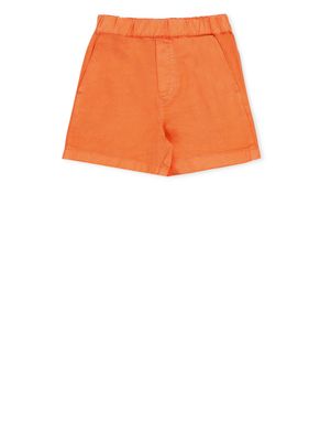 Kenzo Kids Cotton And Linen Shorts